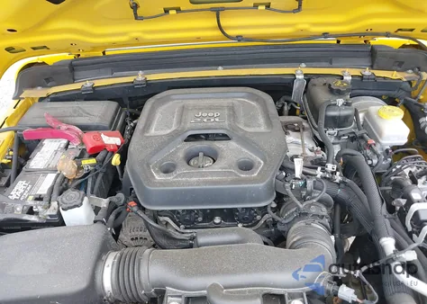 2020 Jeep Wrangler Unlimited Sahara z USA, uszkodzony, nr VIN 1C4HJXEN5LW115496